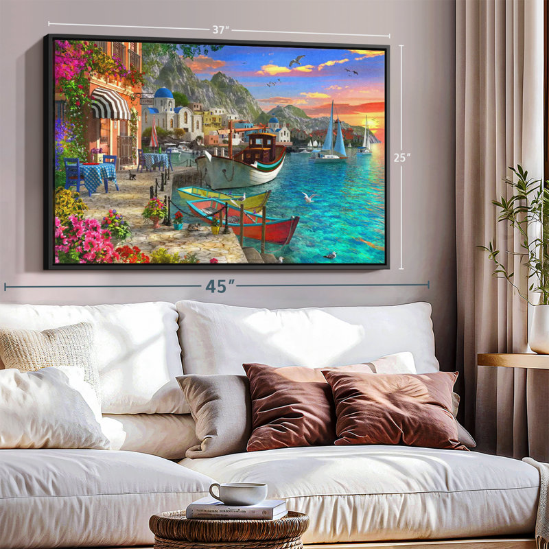 Impression sur toile Grandios Grèce, H 37 po x l 25 po