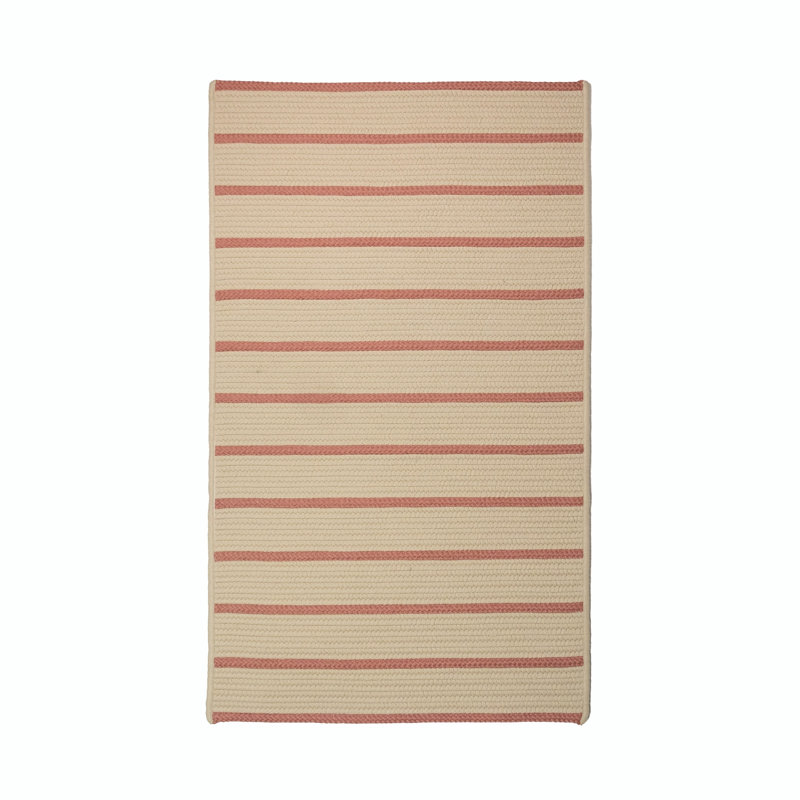 Tapis rectangulaire intérieur / extérieur en polypropylène tressé à la machine Kemondre, Rectangle 7 pi x 9 pi