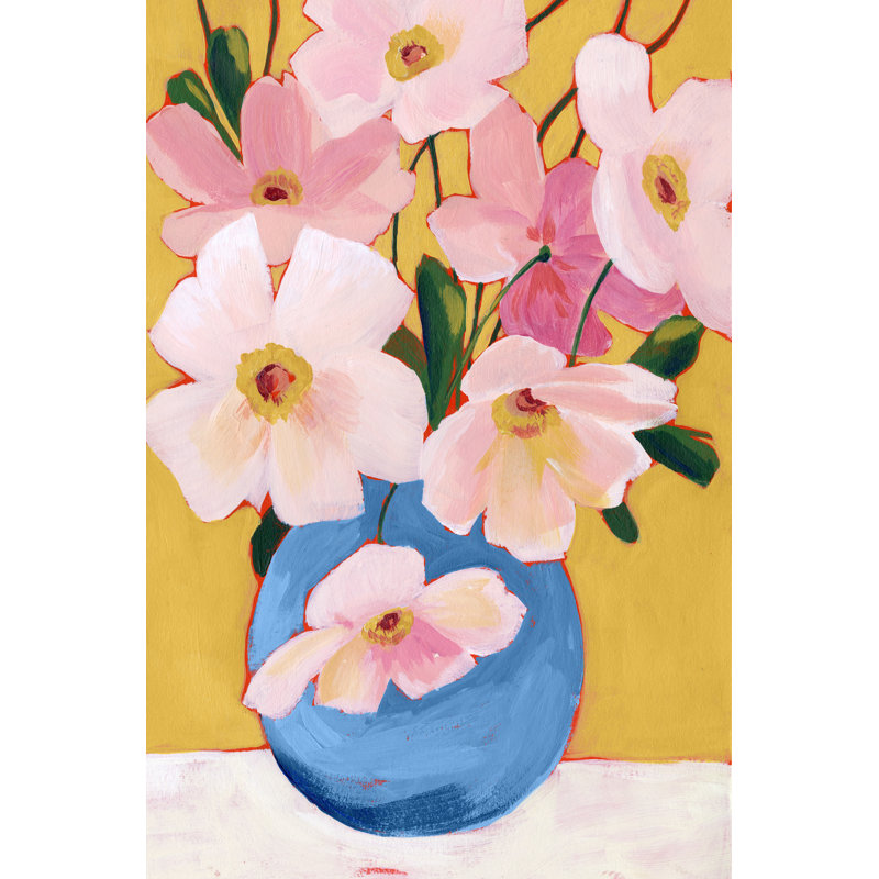 «Latres Sunday Flora I» sur toile par Grace Popp, H 18 po x l 12 po