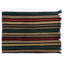 Kilim anatolien tissé à la main de 5,4 x 7 pi (bandes plates) avec bandes verticales, entièrement en laine