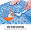 VEVOR 30 x 30 cm Interlocking Drainage Mats: Versatile Outdoor Deck Tiles-1843359597