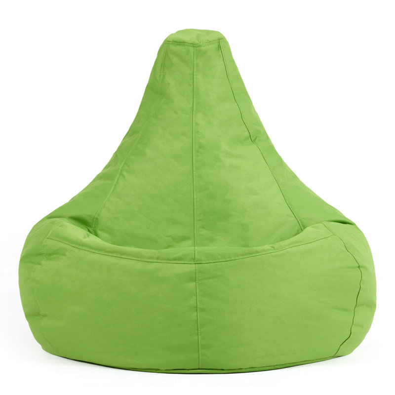Dalton Water-Resistant High Back Recliner Bean Bag, Lime Green