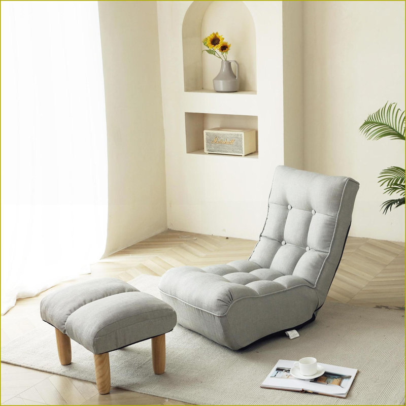 Méridienne Lazy Gris | Courbé