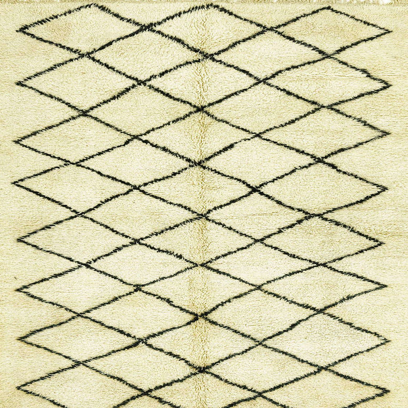 Abstract Indoor Rug, Square 4'