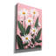 «White Daisies On Pink Fond» par Momart, art mural sur toile-106417075