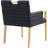 Jaynia Vegan Leather Dining Arm Chair-1901019751-1901019744