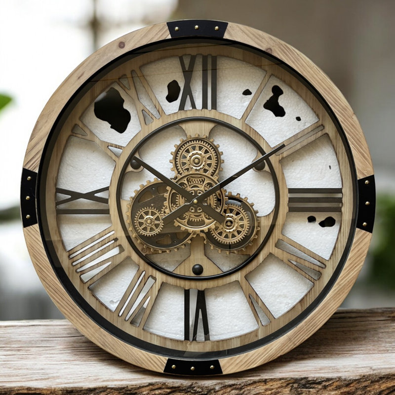 Solid Wood Wall Clock