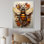 Art floral rétro, guêpe harmonie I - insectes et insectes