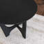 Table de bout ronde en bois 25 po