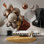 Décoration murale cube en verre givré amovible 3D Spheres