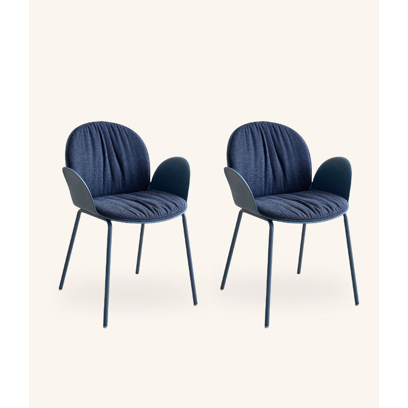 Chaise de salle à manger Nordic Minimalist, Bleu