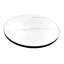 Plateau de table en pierre frittée de 71 cm (28 po) avec bordure métallique pour cafés, bistrots et petits espaces (plateau seulement)-134893148