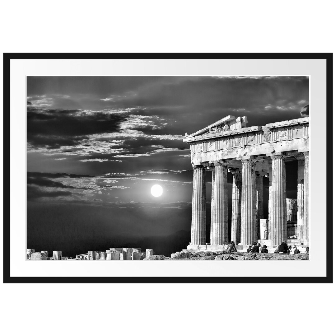 Tempel der Athene Gerahmter Fotodruck Poster