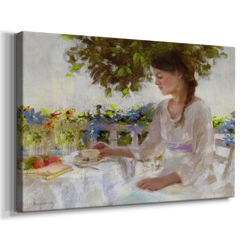 Garden Tea -Gallery Wrapped Cavas, 18X27