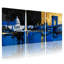 Ensemble de 3 reproductions d'art sur toile, "Bridge"-1248413253