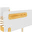Lit double pour enfants, lit plateforme double en bois avec tête et pied de lit-121061643-121061645