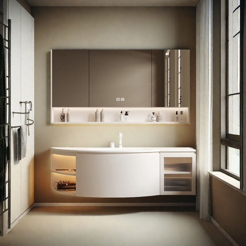 Armoire de salle de bain Minimalist, H 19,6 po x l 51,1 po x P 20,4 po