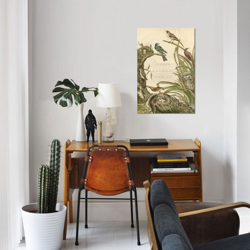 «Sanctuary for Birds», impression sur toile, H 60 po x l 40po x P 1,5 po, Toile tendue, Pas de tapis