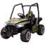 Voiture aventure avec télécommande, deux moteurs 12 V, suspension à ressort, vert classique, PP / métal