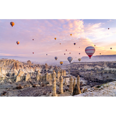 Cappadocia Valley At Sunrise - Wrapped Canvas Print