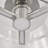 Hales - 17 Inch LED Semi Flush with Clear Glass-100784901