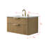 Liljan 36'' Wall-Mounted Single Bathroom Vanity-1230311379