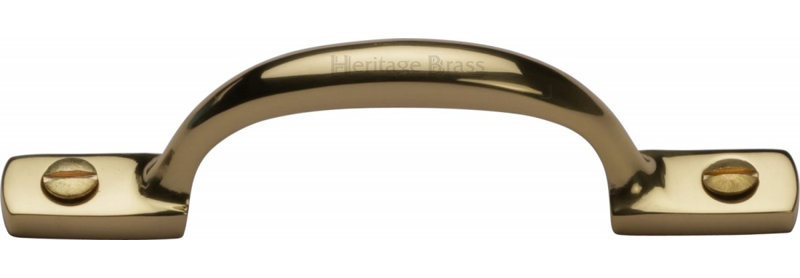 Heritage Brass Heritage Sash Pull Handle, Polished Brass, 15.2 cm L