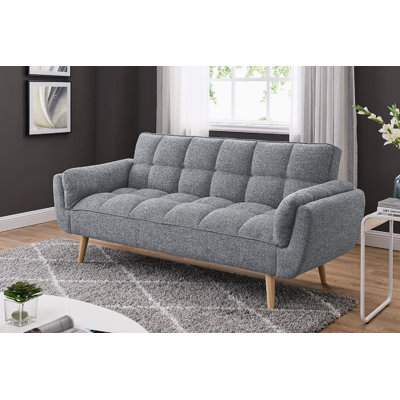 Brookner 76.5 " Upholstered Convertible Sofa