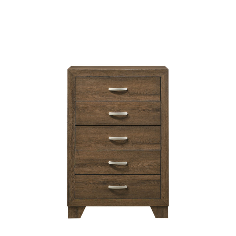 Commode à finition chêne Miquell