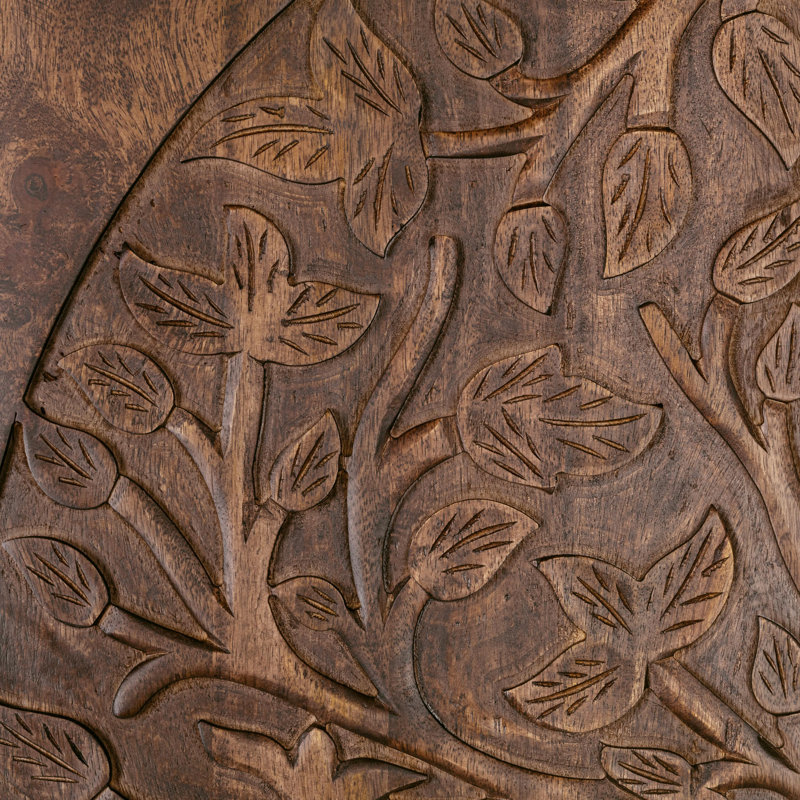 Albero Solid Wood Accent Cabinet, Kona Brown
