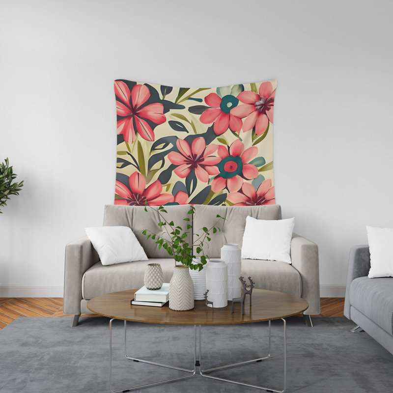 Tapisserie murale, H 60 po x l 51 po