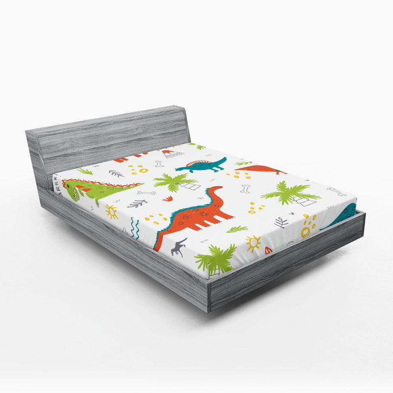 Multicolore ensemble de 2 draps-housse Ambesonne, Drap-housse de taille double
