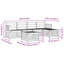 249cm Wide Patio Sectional Set
