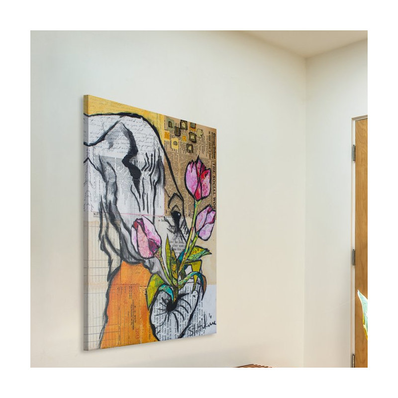 Elizabeth St. Hilaire - Wrapped Canvas Painting, 45cm H x 30cm W x 3.81cm D