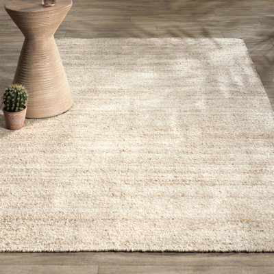 Tapis en tissu naturel performance tissé à la main Blythe