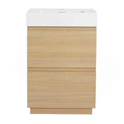 Stylish Bathroom Vanity With Single Sink And Ample Storage, A Perfect Blend Of Function And Design.