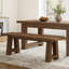 Banc de salle à manger en bois massif 55 "-1918949562