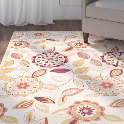 Hollander Hand-Hooked Wool Ivory/Taupe Area Rug