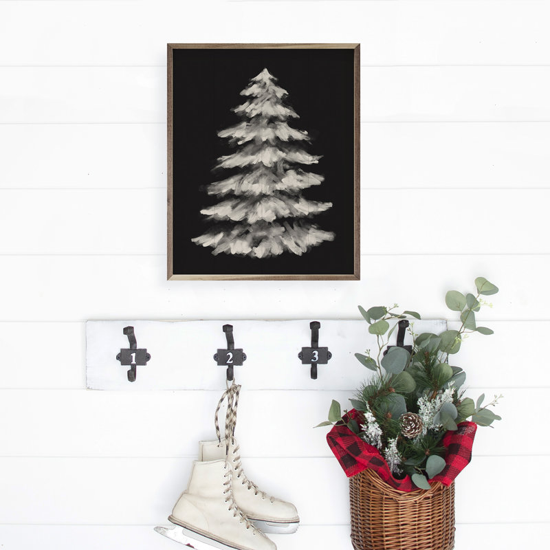 Moody Christmas 2 Tree par Emily Wood, H 10 po x l 8 po x P 1 po