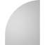 Ventilateur à pignon en uréthane non fonctionnel à finition quart-de-rond droit, brun clair-113361218