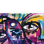 Art abstrait visages par l'artiste Sarah Wahl-395534022