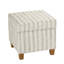 Repose-pieds carré avec rangement 17,5 "Asha-1315564051