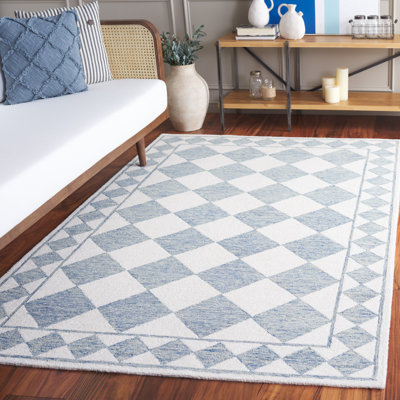 Tapis géométrique touffeté à la main Wharton