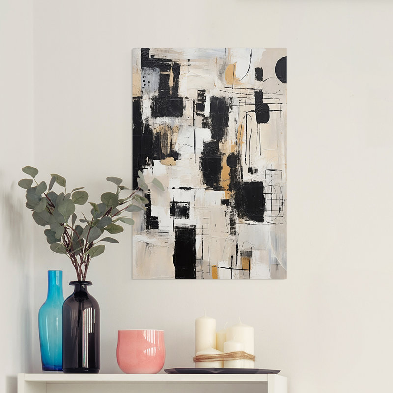Série ABSTRACT CCDCLxxx - Impression sur toile seulement - NON CADRE, H 12 po x l 8 po