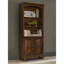 Bibliothèque Stigham en chêne bruni avec armoire à 2 portes