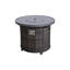 Table de foyer d'extérieur au propane en aluminium H 25 po x l 32 po