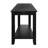 Contemporary  Chairside Table With Lower Shelf Wedge Shape Solid Wooden Furniture  Side Table
