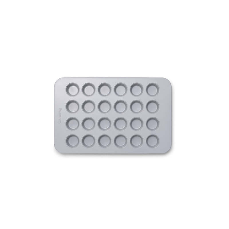 Caraway 24 Cup Mini Muffin Pan, Cream, Sage