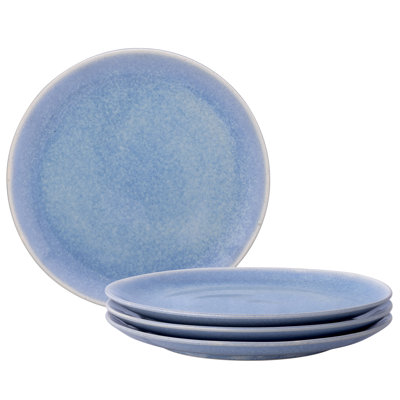 Ensemble de 4 assiettes colorées 10,5 po Colorwave