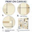 Beige et gris harmonie de grille minimaliste - impressions modernes sur toile bleues, 2 pièces-1272236089-1272236224-1272236228